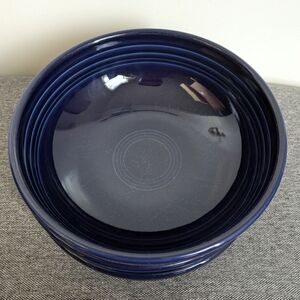 2 Fiestaware HLC USA Cobalt Blue Bistro Bowls